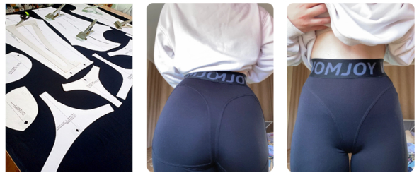 Но шить такие лосины сложно. Материал капризный. Швеям с ним тяжело. Используем много разных швов в одной вещи. Особенно трудно прошивать трусики.