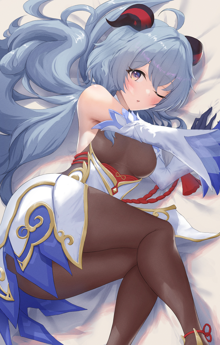     Anime Art, Pixiv, , Genshin Impact, Ganyu (Genshin Impact)