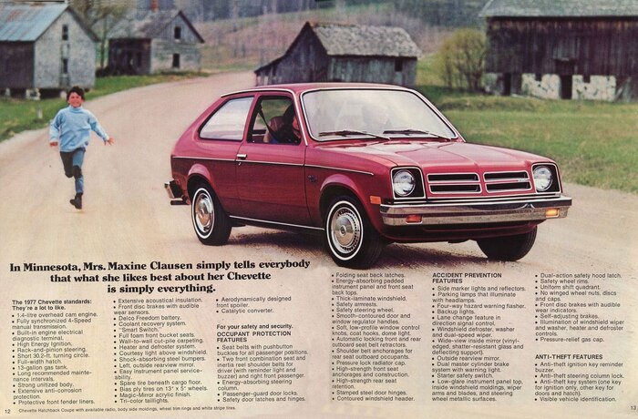 Chevrolet Chevette Scooter 1977