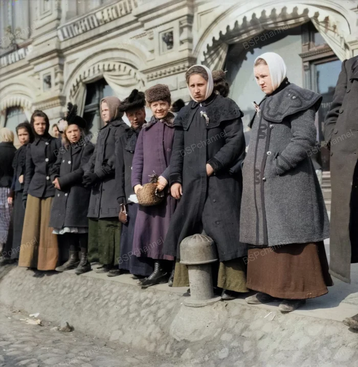 Цветные снимки Дореволюционной Москвы. Жизнь и виды города в начале ХХ века. Часть 7 Старое фото, Историческое фото, Фотография, 20 век, 19 век, Москва, Российская империя, История города, История России, Колоризация, Длиннопост
