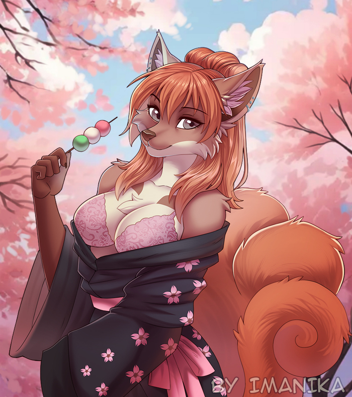 Megana & Hestia , , , Furry edge, Furry Cat, Furry Fox, Imanika, ,  
