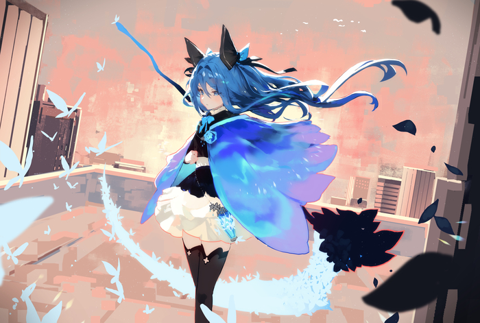 OC Anime Art, , Original Character, , Pixiv