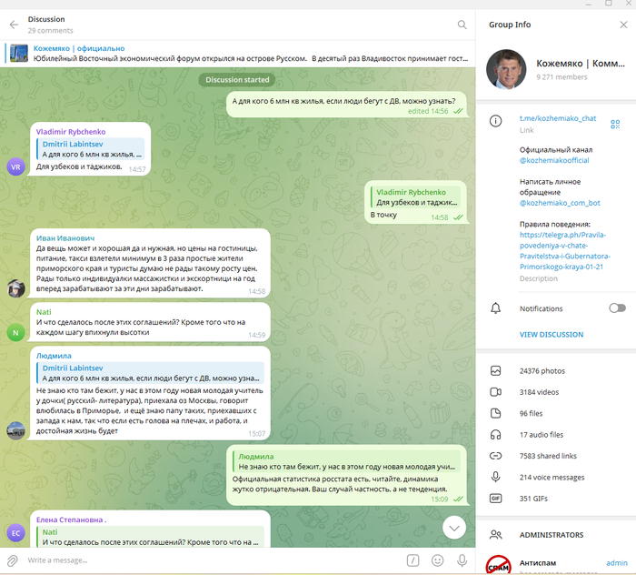       () Telegram, , ,  , , 