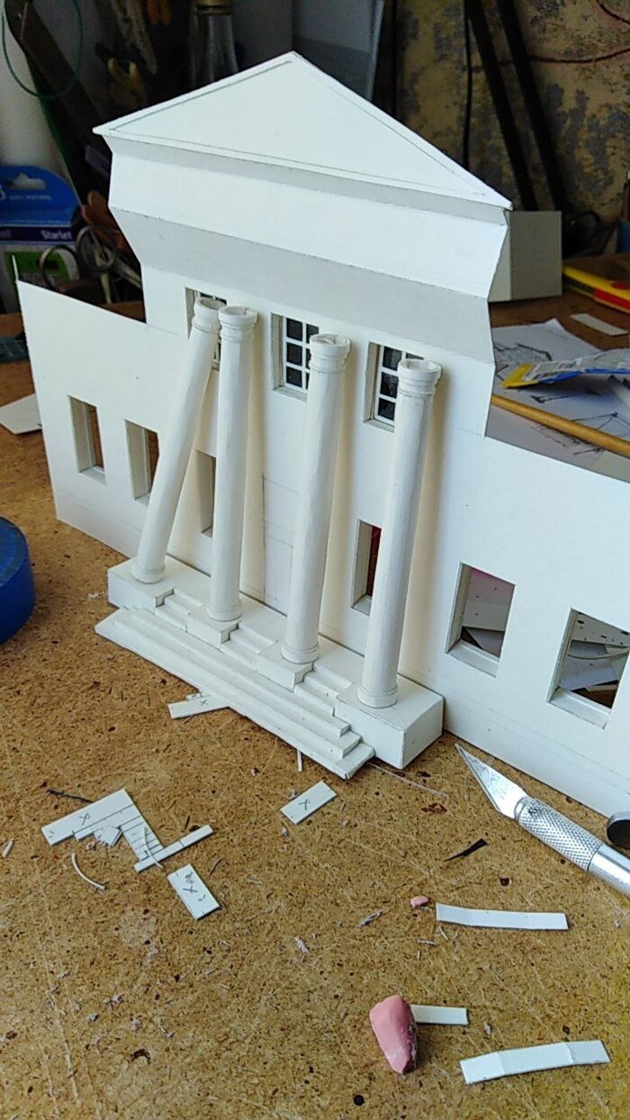 От эскиза до готового здания Кросспостинг, Pikabu Publish Bot, Моделизм, Масштабная модель, Хобби, Длиннопост