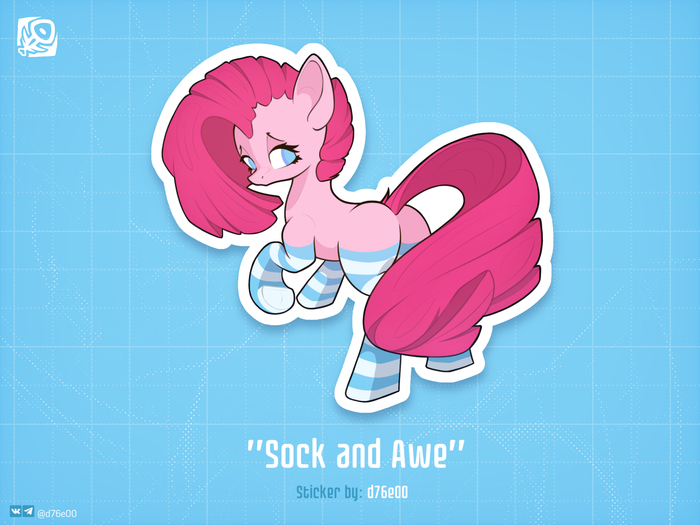 Sticker &quot;Sock and Awe &quot;