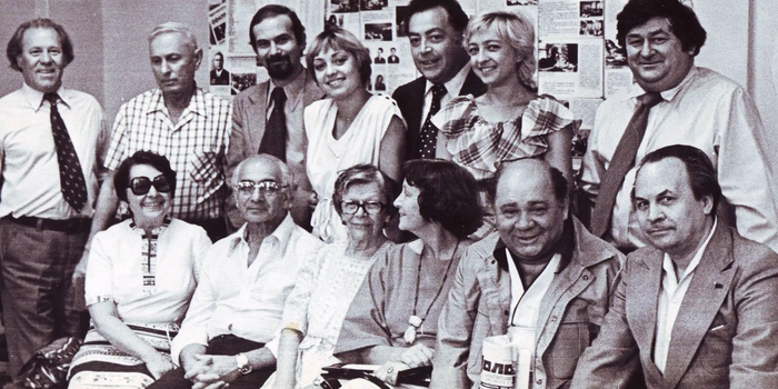 Артисты театра им. Ленинского Комсомола во время гастролей в г. Ростове-на-Дону, 1979