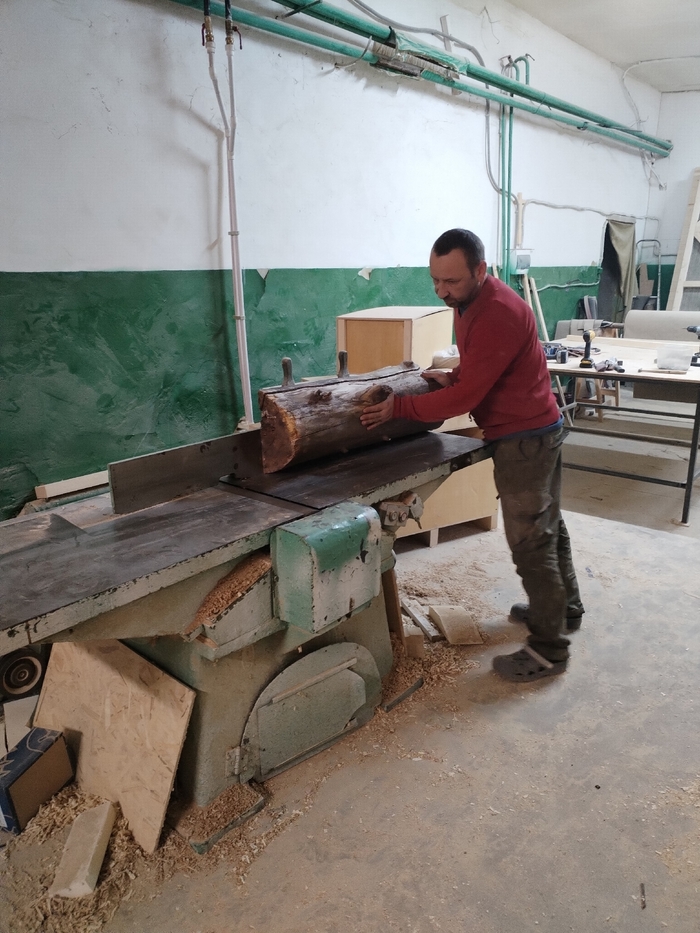 Подготовка пенька, распил