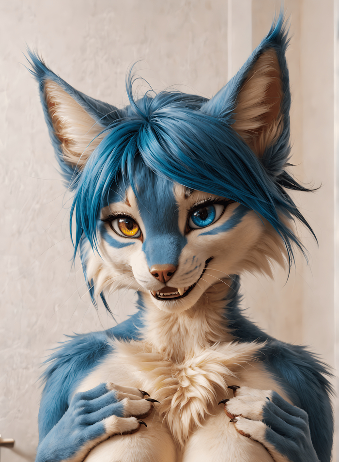 Фурри арт от Wolfmks #2172 Фурри, Арты нейросетей, Furry Art, Furotica, Furotica female, Контент нейросетей, Stable diffusion 3, Длиннопост