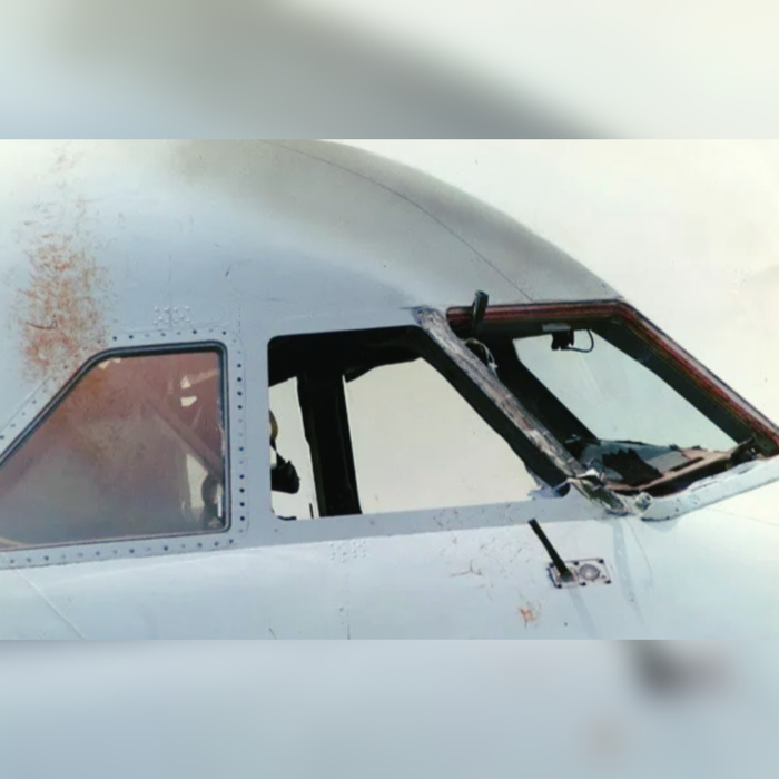 Пилота выкинуло из кабины на высоте 5 километров - и он выжил. Что произошло на борту рейса BA 5390? Прошлое, Реальность, Авиация, Гражданская авиация, Происшествие, 20 век, Пилот, Самолет, Длиннопост, Негатив