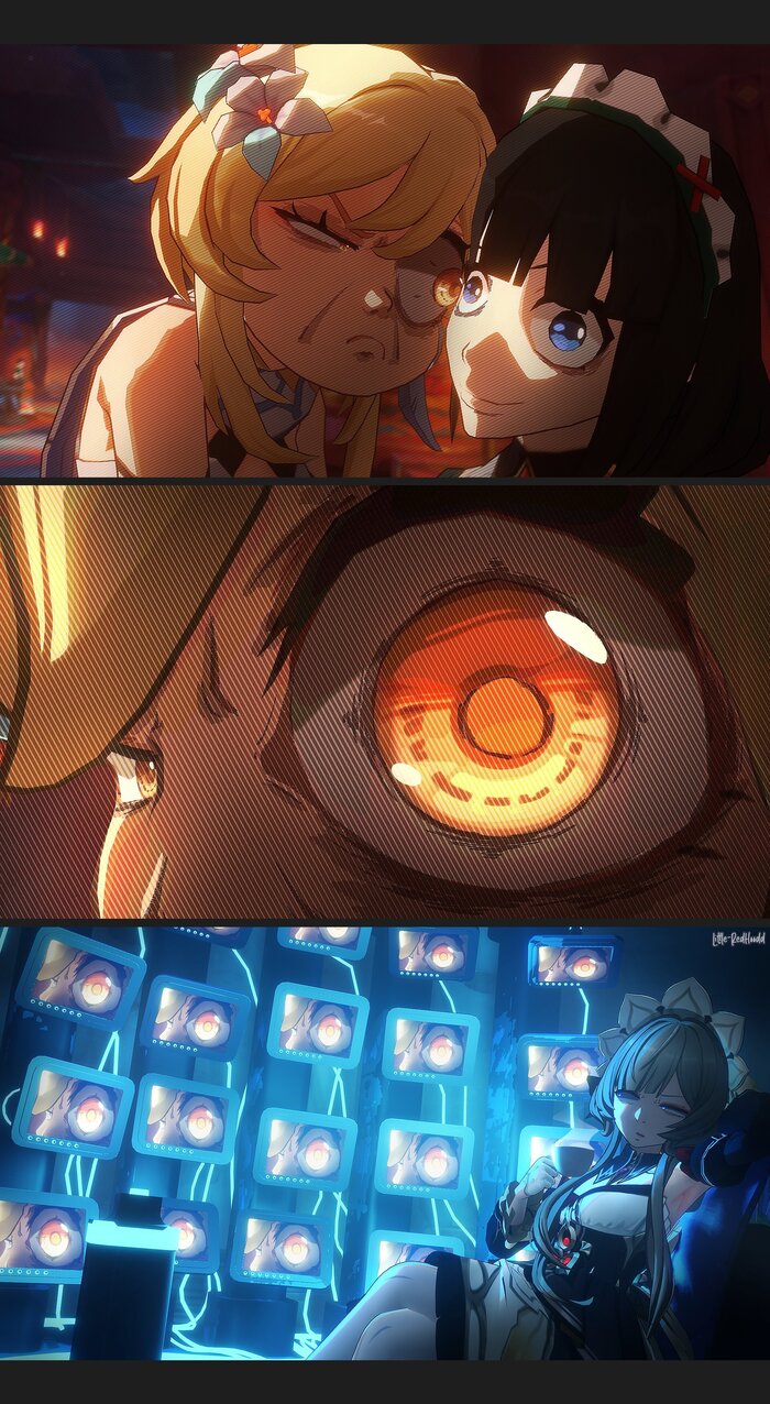   ? Genshin Impact, , Anime Art, Lumine (Genshin Impact), Sandrone, , , 