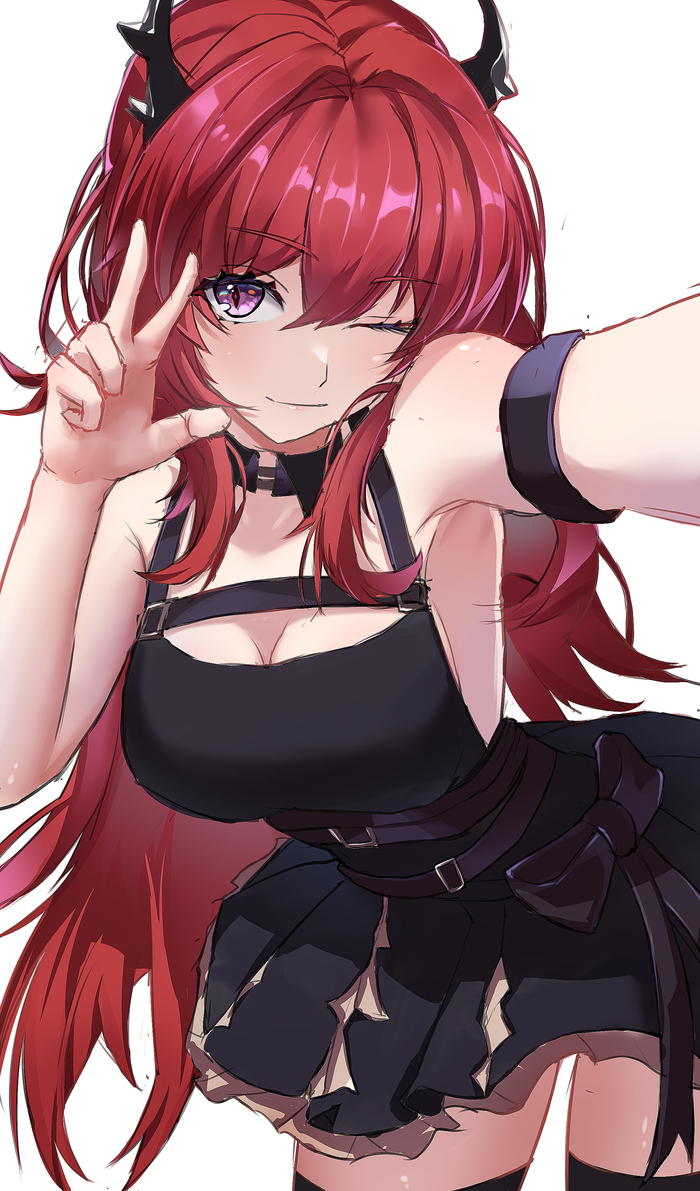 Surtr Anime Art, , Arknights, Surtr