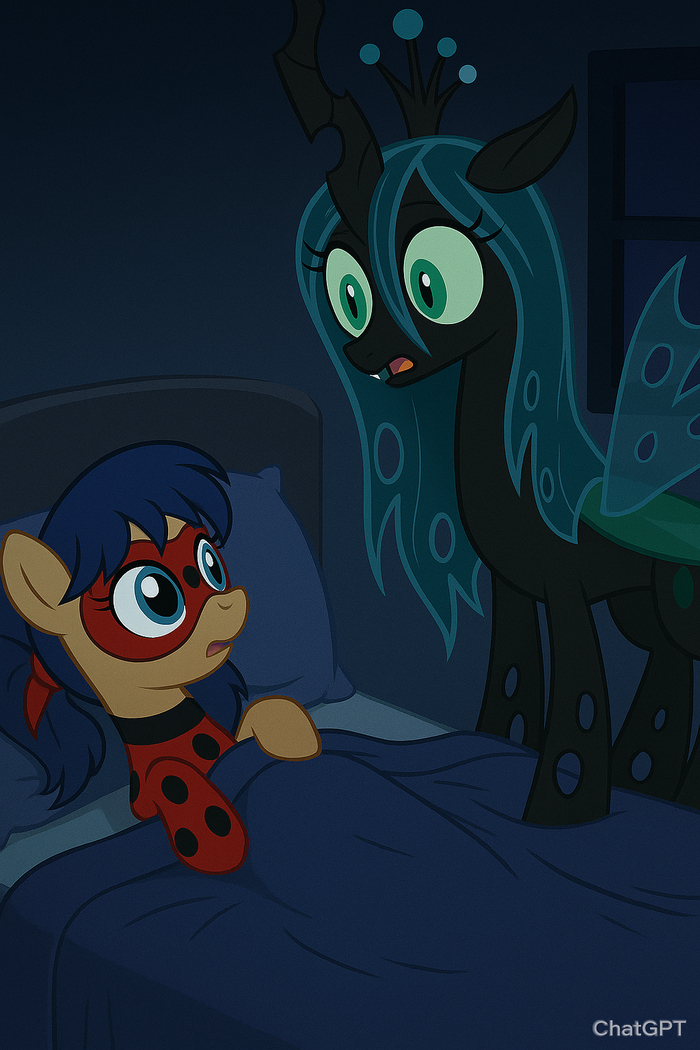  ... My Little Pony, Marinette, Queen Chrysalis, ,  ,    -,  