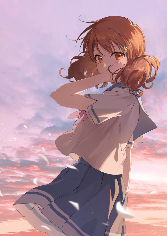 Kumiko Anime Art, , Hibike! Euphonium, Kumiko Oumae, Seifuku, Pixiv