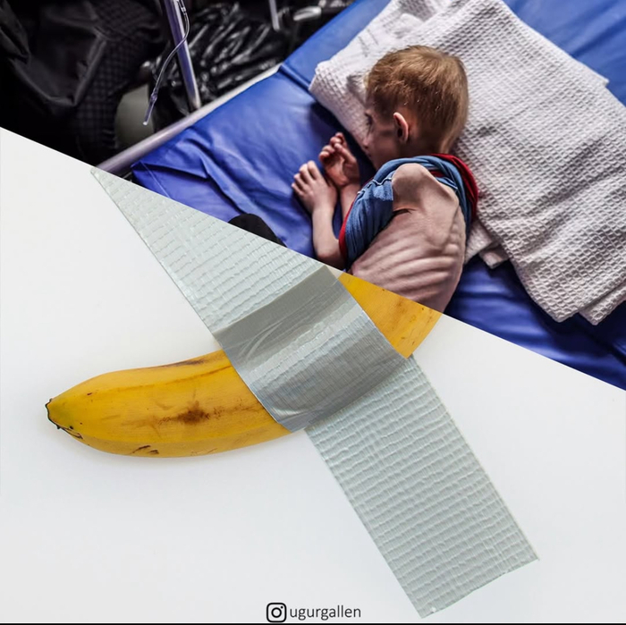 Слева- «произведение искусства» - банан, приклеенный скотчем к стене, продан за 6.2 млн долларов <!--noindex--><a href="https://pikabu.ru/story/kontrastyi_13169159?u=https%3A%2F%2Fdaily.afisha.ru%2Fnews%2F92960-banan-prikleennyy-skotchem-k-stene-prodali-na-aukcione-za-62-mln-dollarov%2F&t=https%3A%2F%2Fdaily.afisha.ru%2Fnews%2F92960-banan-prikleennyy-skotche...&h=3138187effa7c7b752ddfedfb63c402a46e33fe2" title="https://daily.afisha.ru/news/92960-banan-prikleennyy-skotchem-k-stene-prodali-na-aukcione-za-62-mln-..." target="_blank" rel="nofollow noopener">https://daily.afisha.ru/news/92960-banan-prikleennyy-skotche...</a><!--/noindex-->