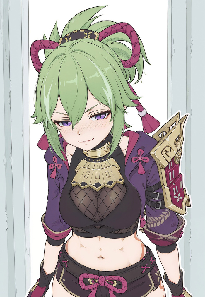    Genshin Impact, Kuki Shinobu (Genshin Impact), , , , , Anime Art,  ,  ,   , 