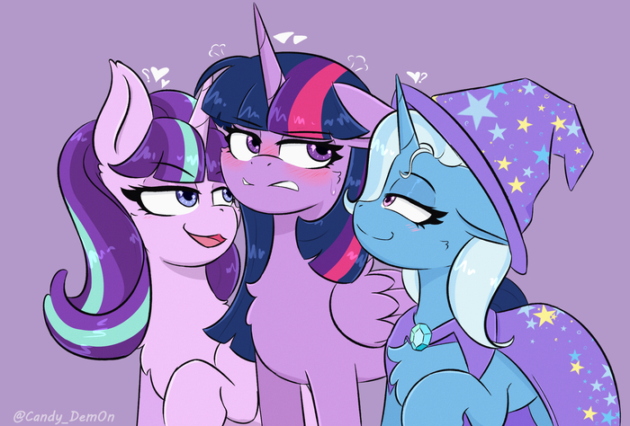 ,  My Little Pony, Ponyart, Starlight Glimmer, Trixie, Twilight Sparkle