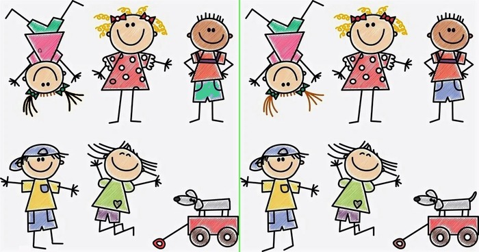 Найдите 10 отличий