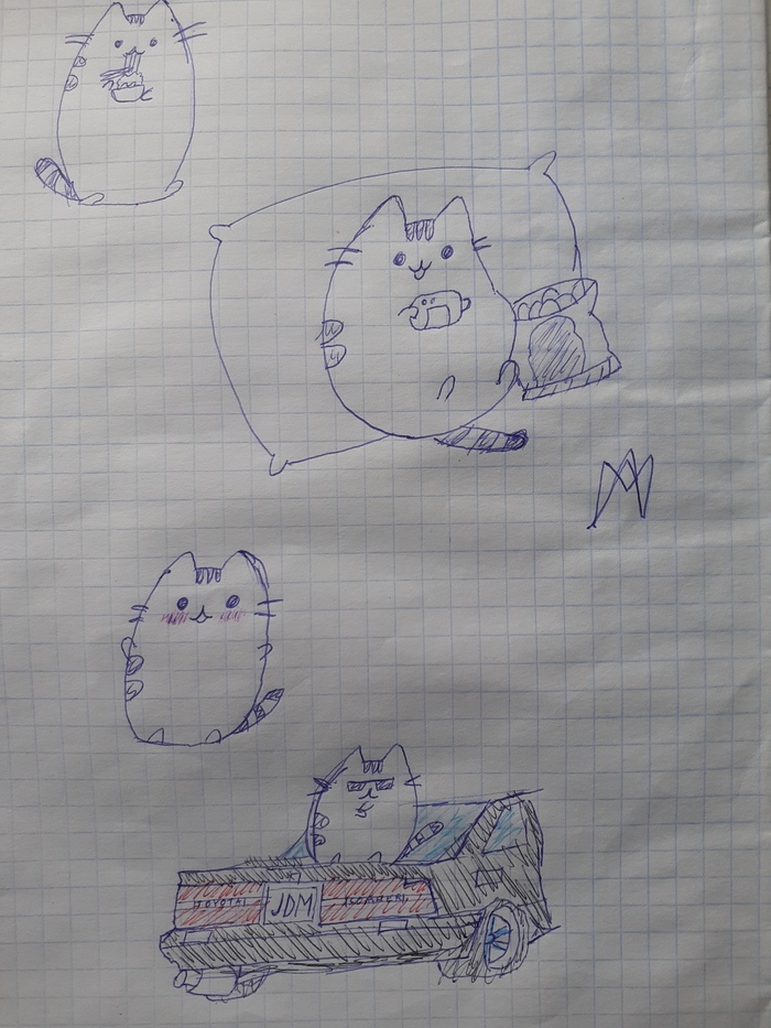   , , Toyota, JDM, Pusheen, 