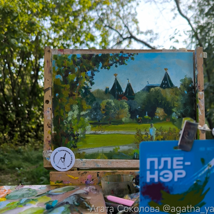 Кто тоже принял участие в массовом пленэре?