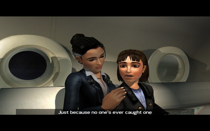 Юная Лара и мать