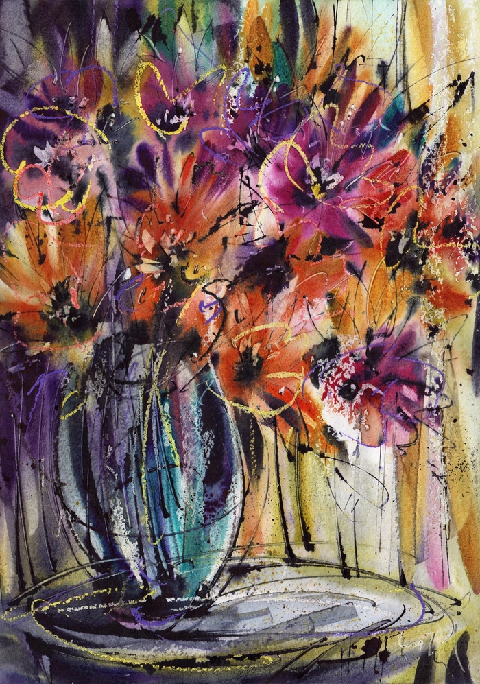 Акварель, бумага 42/30 см.