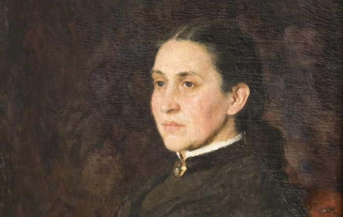 Виктор Михайлович Васнецов. Портрет Елизаветы Григорьевны Мамонтовой. 1883.