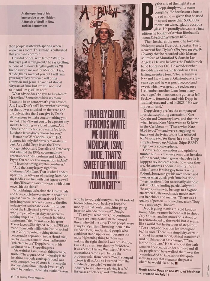 Джонни Депп: "Я был манекеном для краш-теста MeToo"