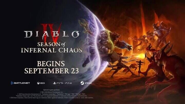 Russian trailer for Diablo 4 Infernal Chaos season 10 - Computer games, Online Games, Games, Game world news, Gamers, Arpg, Multiplayer, Video game, Video, Youtube, Short videos, Стрим, Video VK, Telegram (link), Diablo, Diablo IV, Blizzard