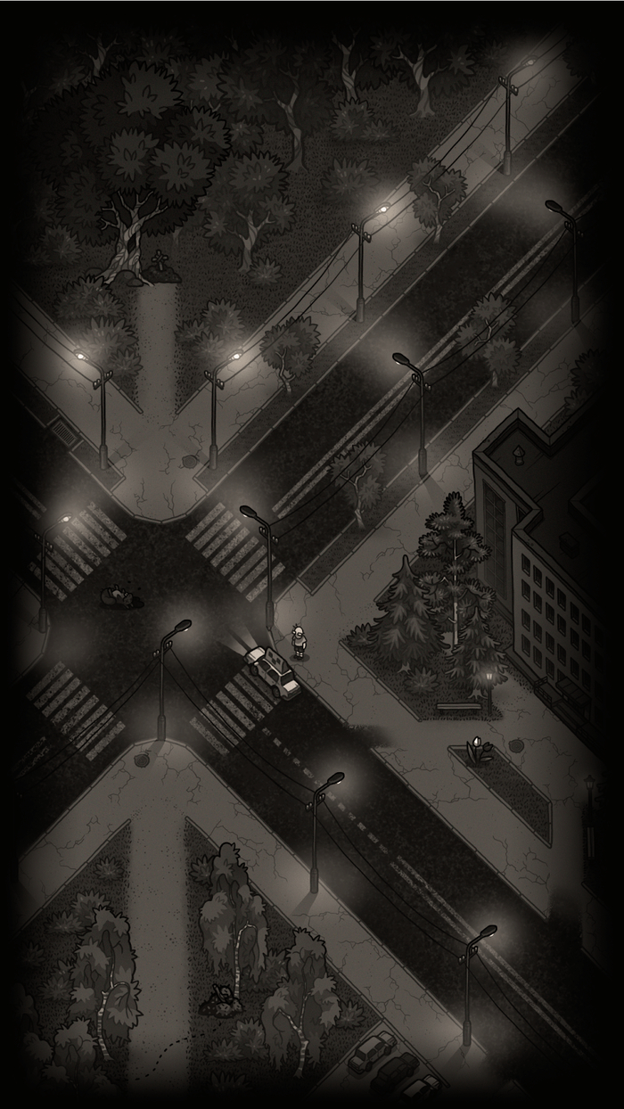 Скриншот из пролога игры: