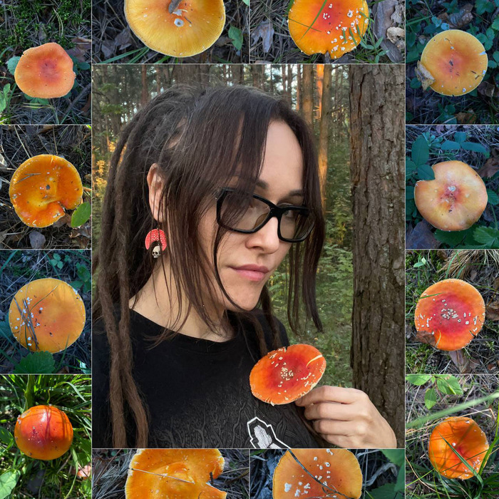 Для этой фотографии найти каноничный мухомор, чтоб сочетался с серёжками, была та еще задачка )