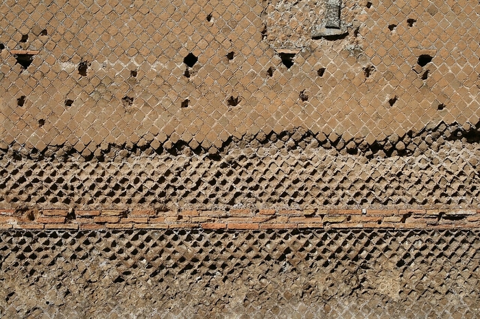 Пример кладки на вилле Адриана в Тиволи