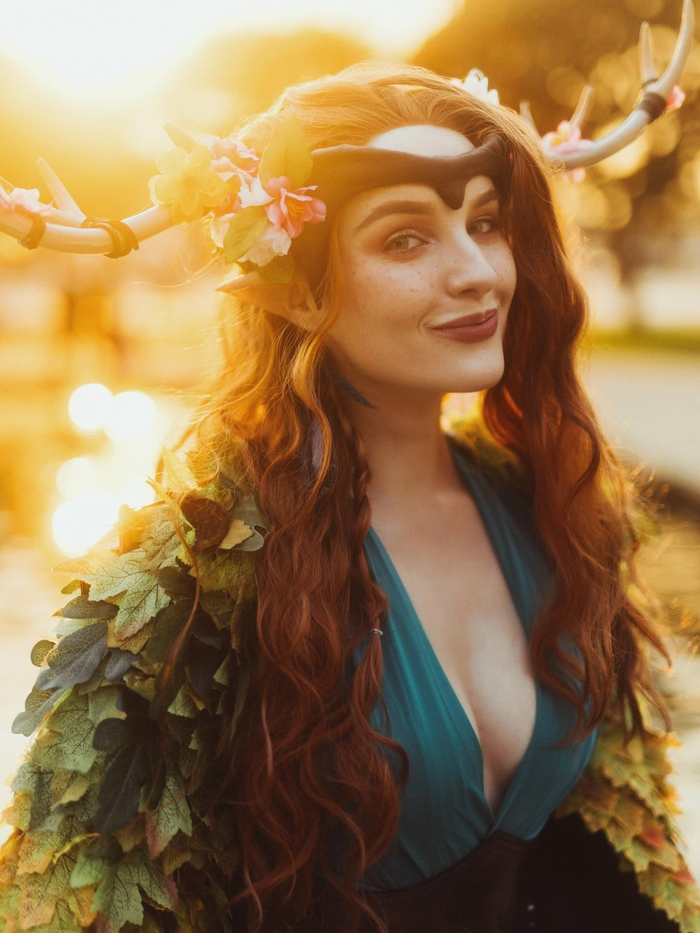 Лучший косплей Кейлет, персонажа-друида народа Ашари из первой кампании Critical Role. Косплеер brookesmart