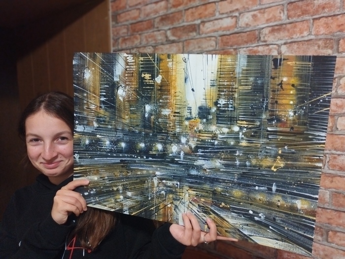 Акварель, акрил, бумага 38/56 см. (работа без оформления)