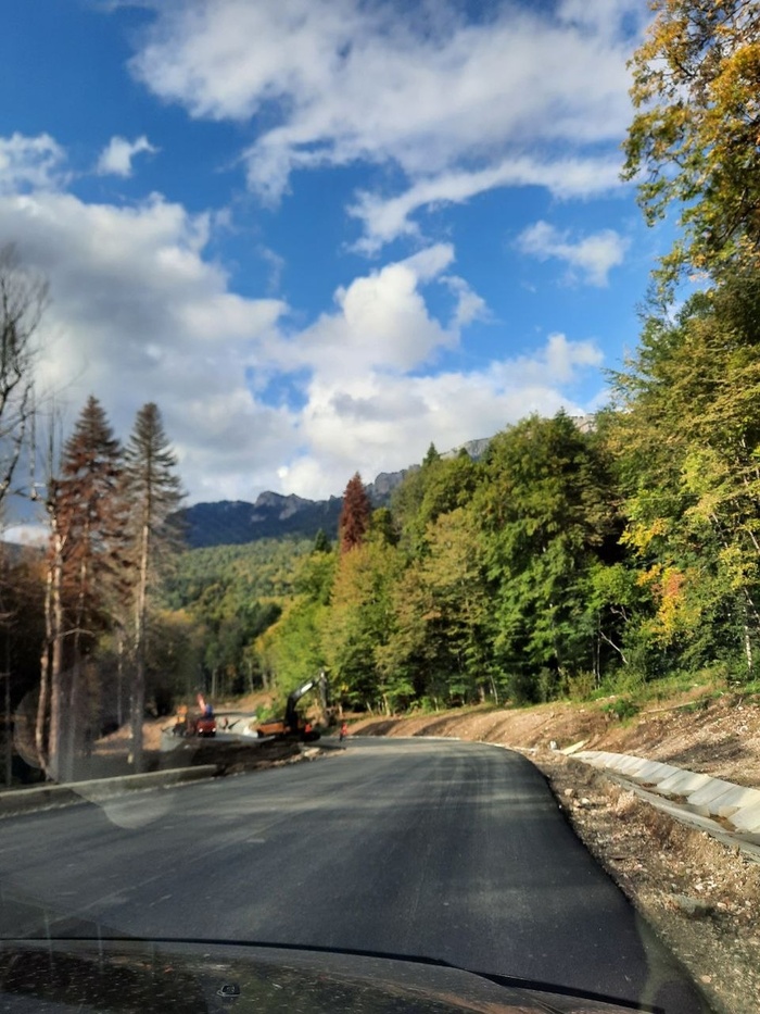 новый виток живописного шоссе почти готов