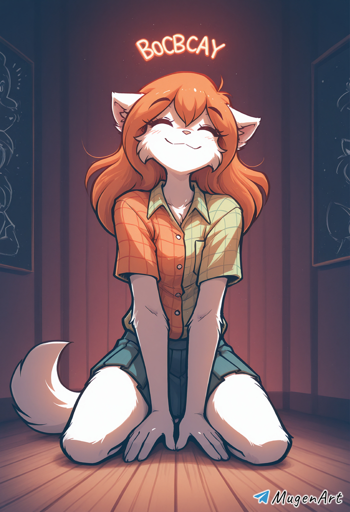 Счастливая киса.. )