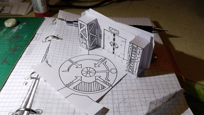 Разметка Ангара вдохновлена картинкой из УФОпедии