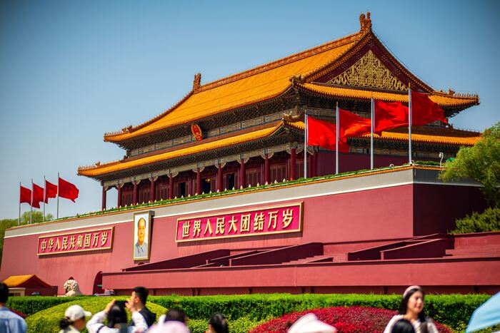 Портрет Мао, ворота Тяньаньмэнь