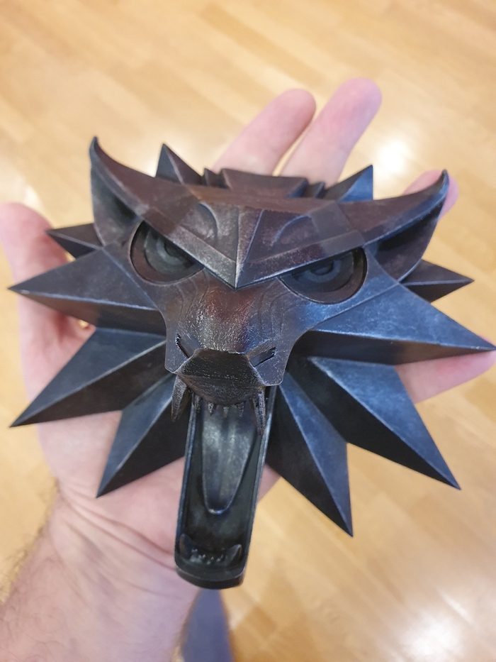 Голова волка The Witcher 3. Wild Hunt. Wolf Wall Sculpture