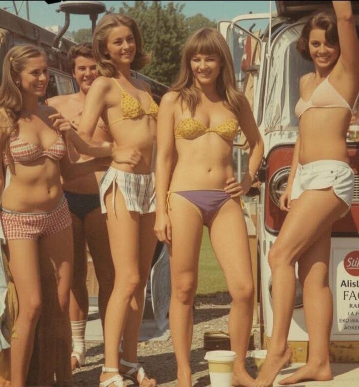 Девушки 80-х. Что первое бросается в глаза?