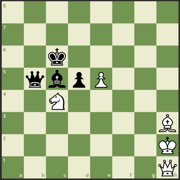 Ход белых. Подсказка: вспомните правила игры! 