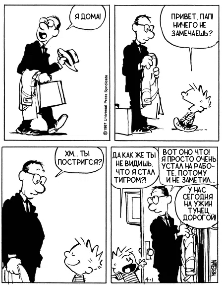 Кельвин и Хоббс. Трансфигуратор №9/11