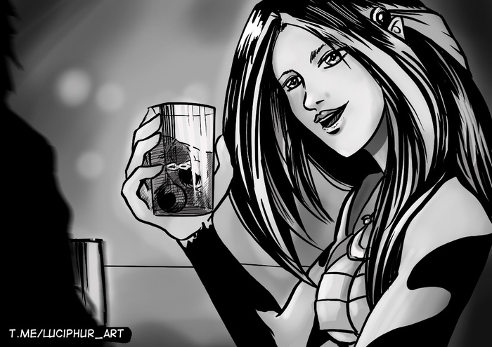 Inktober и Восхождение Героя Щита - Sadeena