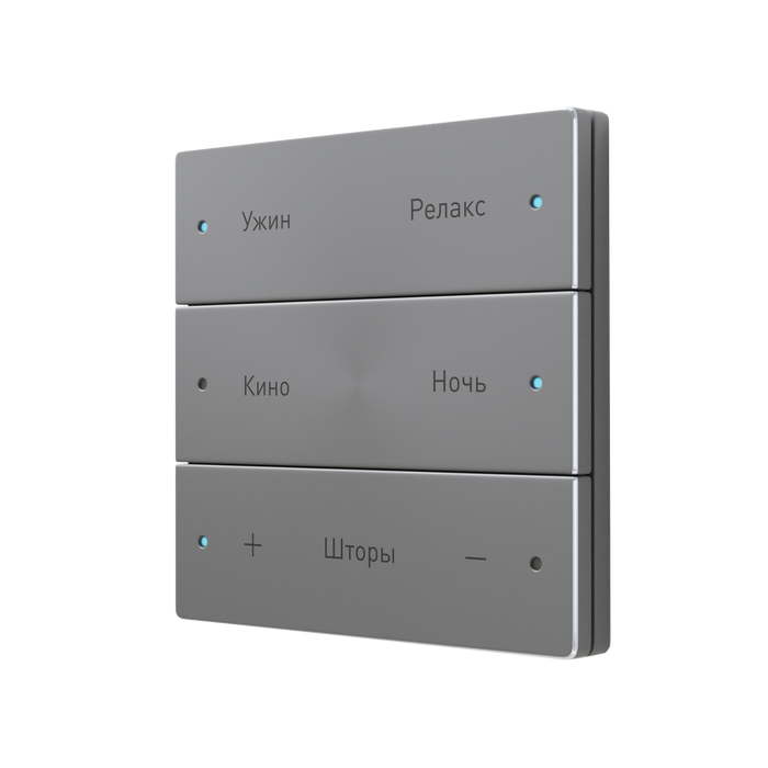 Сценарный выключатель, на 6 кнопок