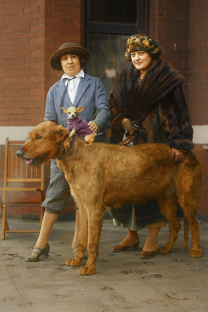 Выставка собак в Дублине, 1922 год.