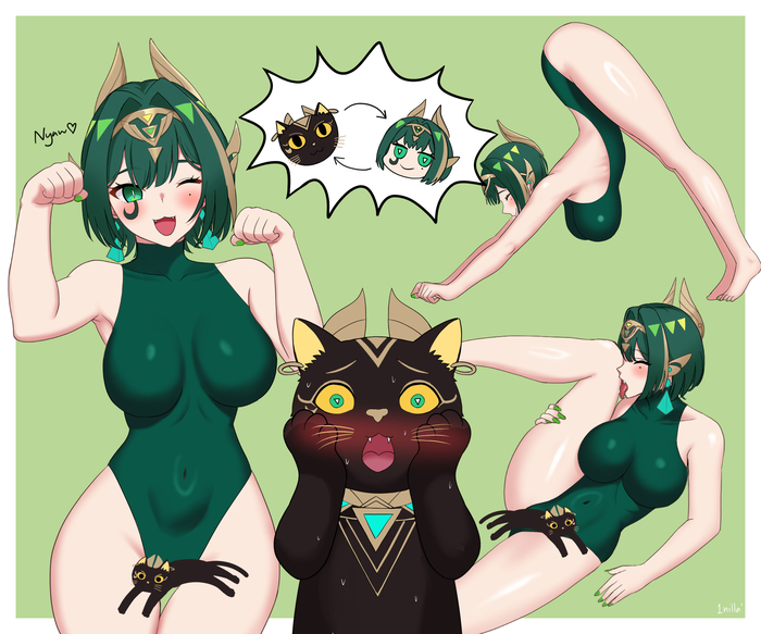 Наглая кошка