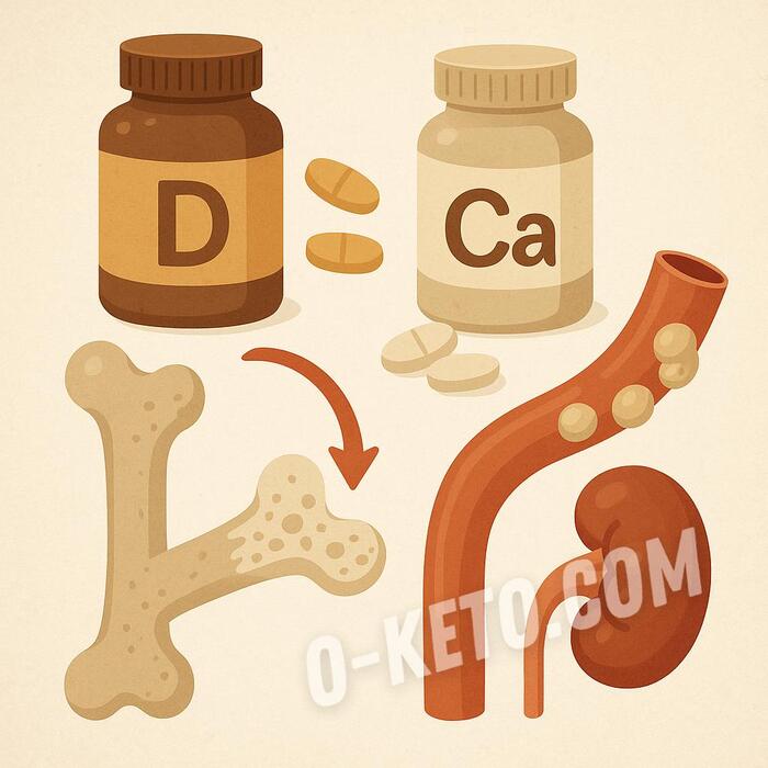 Почему витамин D нельзя принимать без кальция?