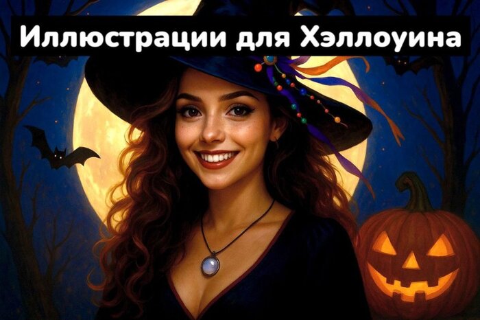 Как создать стильные картинки к Хэллоуину через нейросеть Qwen Images