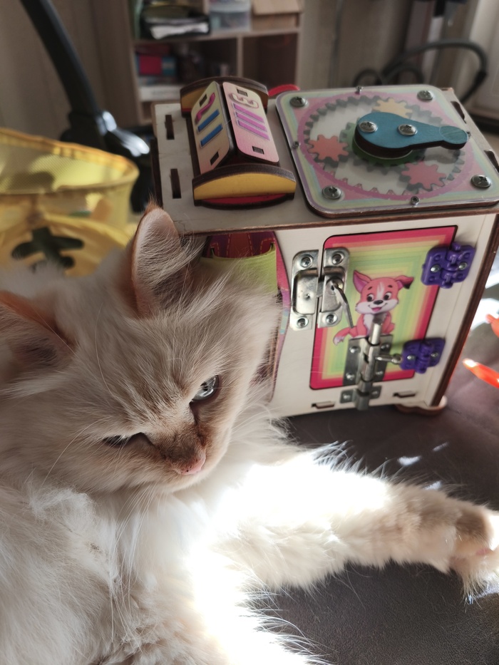 Кожаная, а ничего, что я в этот домик не влезу?