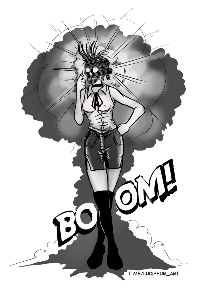 Inktober 2025 21 - Blast