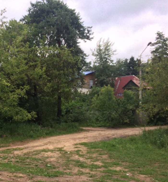 Место, где был найден автомобиль Евгении